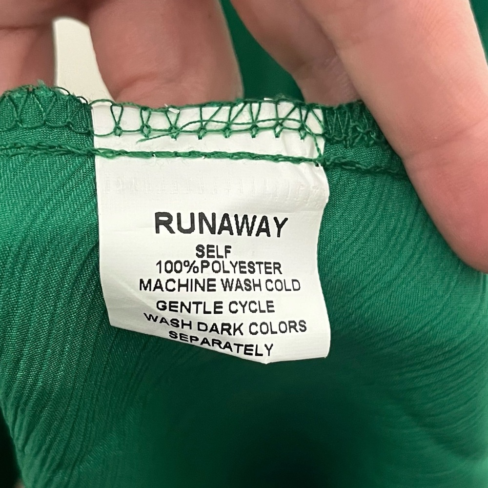 NWT Runaway The Label Leah Maxi Dress Emerald Green Large - Picture 6 of 7
